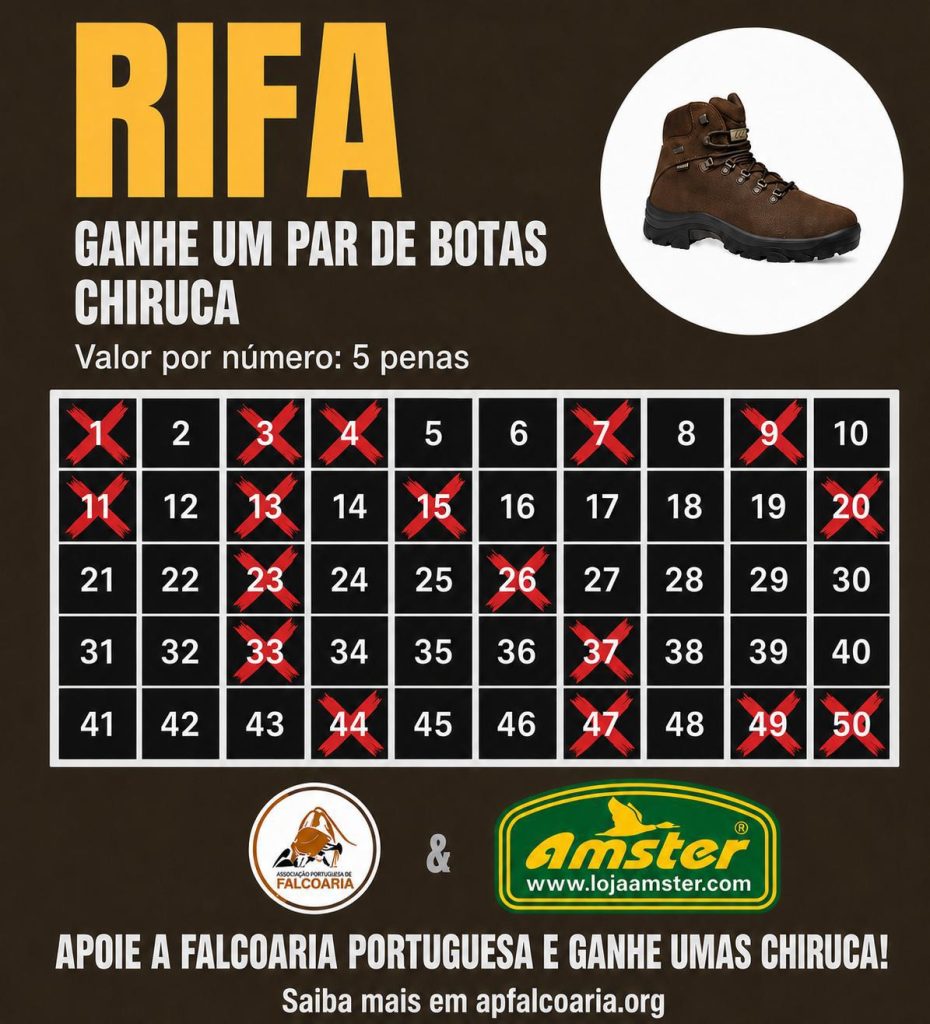 Sorteio Botas de Caça - APF/Loja Amster